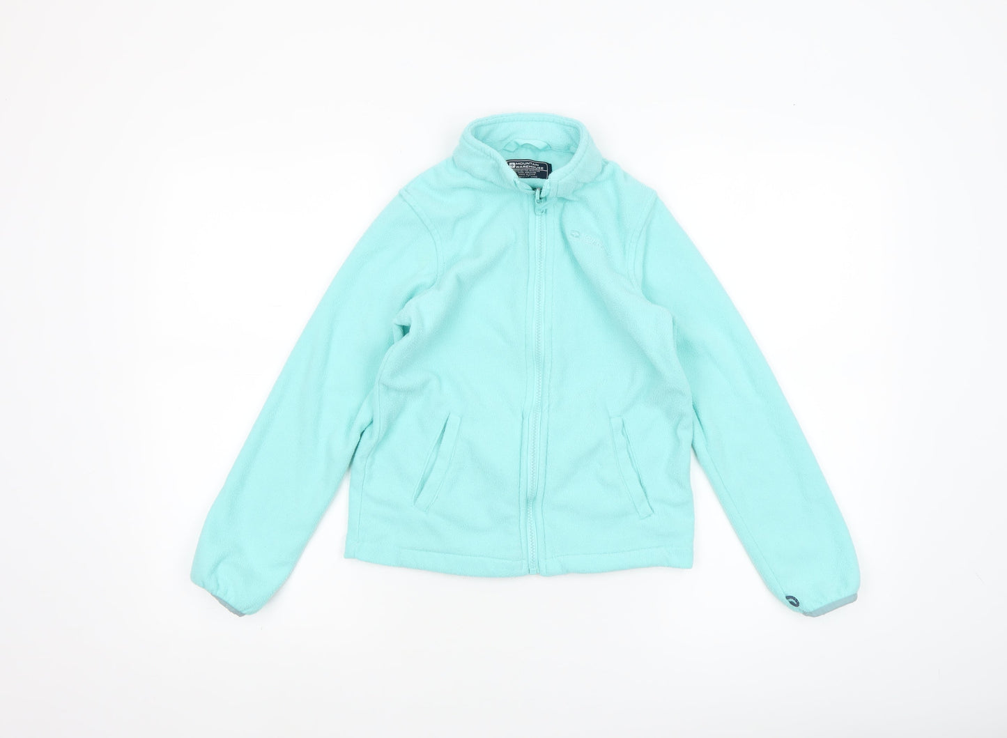 Mountain Warehouse Girls Blue Fleece Full Zip Jacket 9-10 Years Lightweight