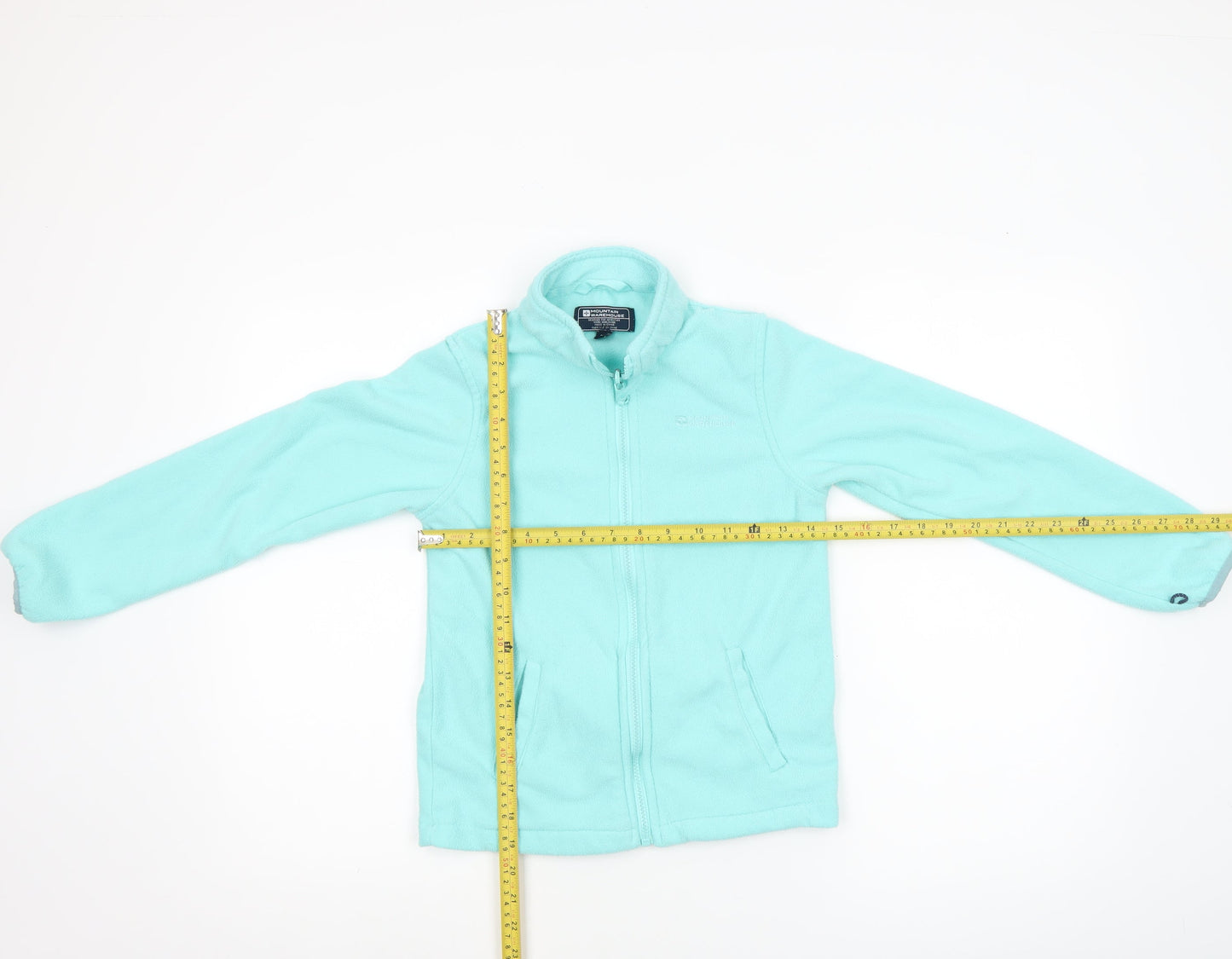 Mountain Warehouse Girls Blue Fleece Full Zip Jacket 9-10 Years Lightweight