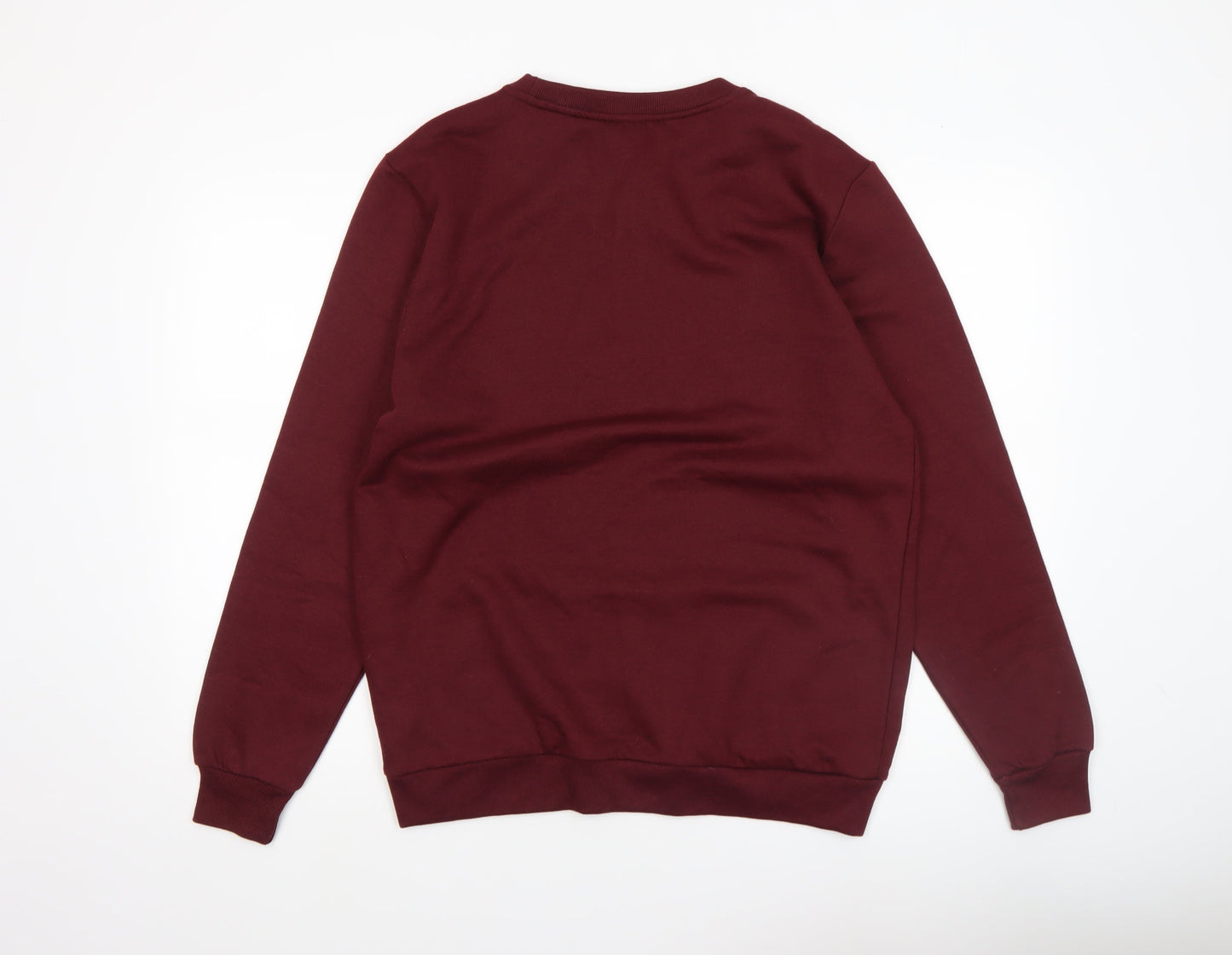 Alphar One Men's Brown Athletic Graphic Sweatshirt L Crew Neck