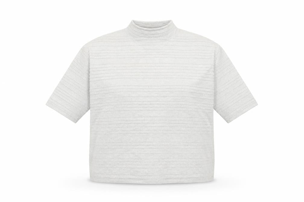 F&F Women’s Grey Mock Neck 3/4 Sleeve Knit Jumper Size 12