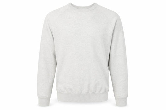 Primark Men's Grey Cotton Crew Neck Jumper Size M