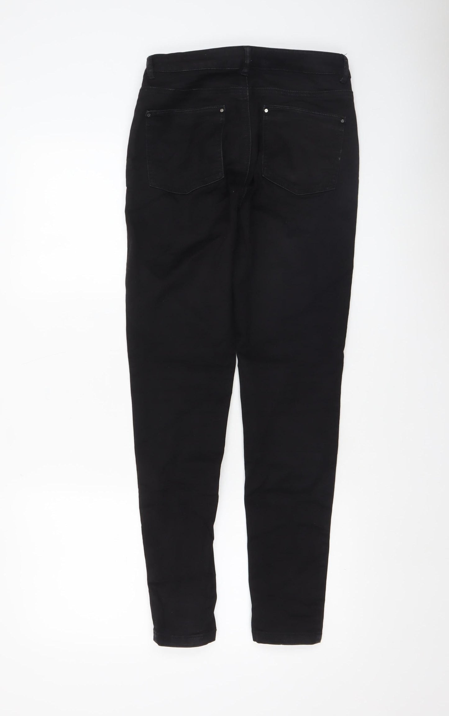 Dunnes Stores Women's Black Skinny Jeans Size 10 Slim Fit Denim