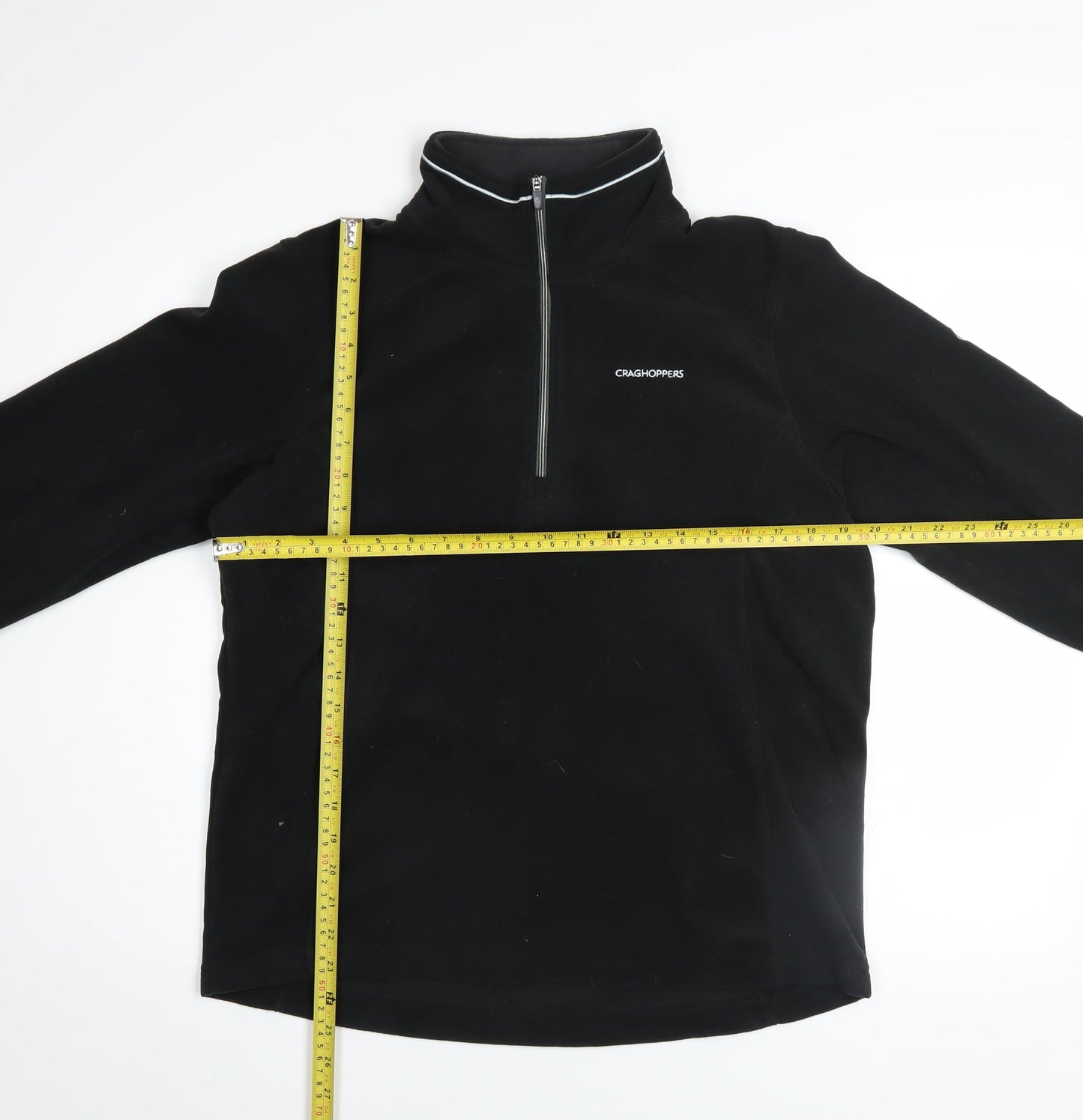 Craghoppers Men's Black Fleece 1/2 Zip Pullover Sweatshirt Size S