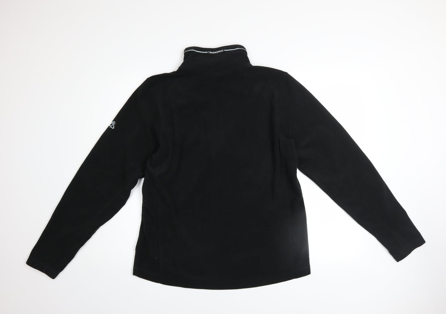 Craghoppers Men's Black Fleece 1/2 Zip Pullover Sweatshirt Size S