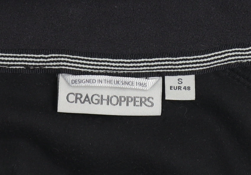 Craghoppers Men's Black Fleece 1/2 Zip Pullover Sweatshirt Size S