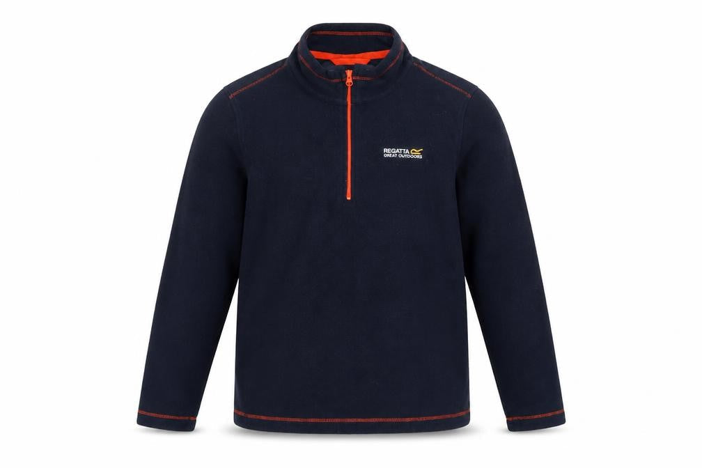 Regatta Boys Blue Fleece 1/4 Zip Pullover Sweatshirt 11-12 Years
