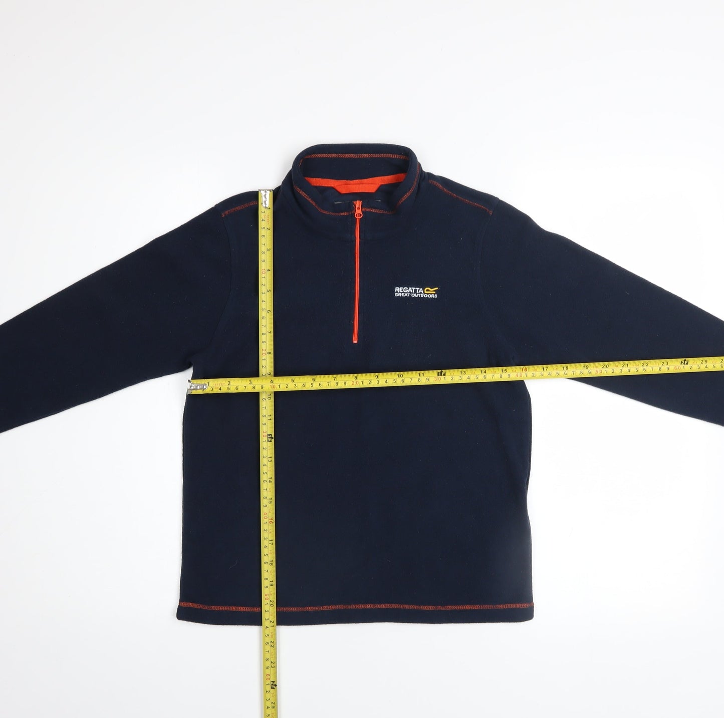Regatta Boys Blue Fleece 1/4 Zip Pullover Sweatshirt 11-12 Years