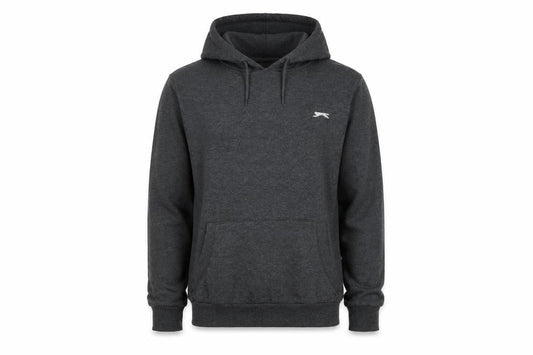 Slazenger Men's Grey Pullover Hoodie XS Regular Fit Fleece