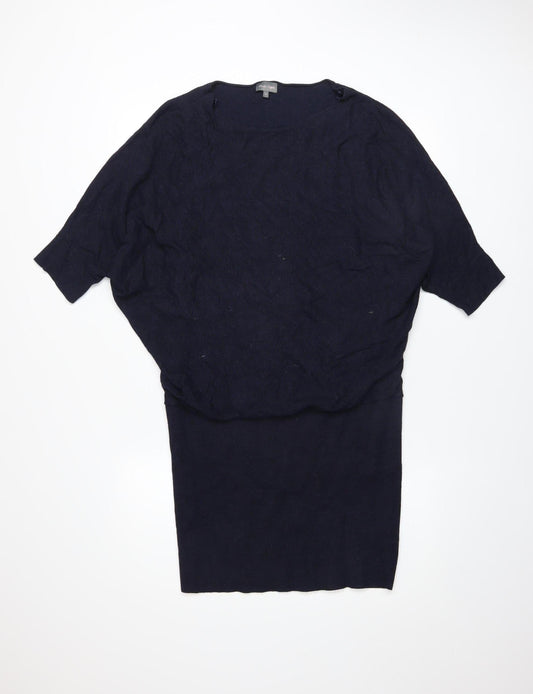 Phase Eight Women Blue Size 10 Knit Bodycon Dress