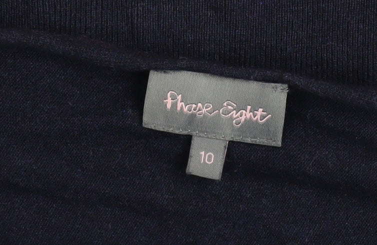 Phase Eight Women Blue Size 10 Knit Bodycon Dress