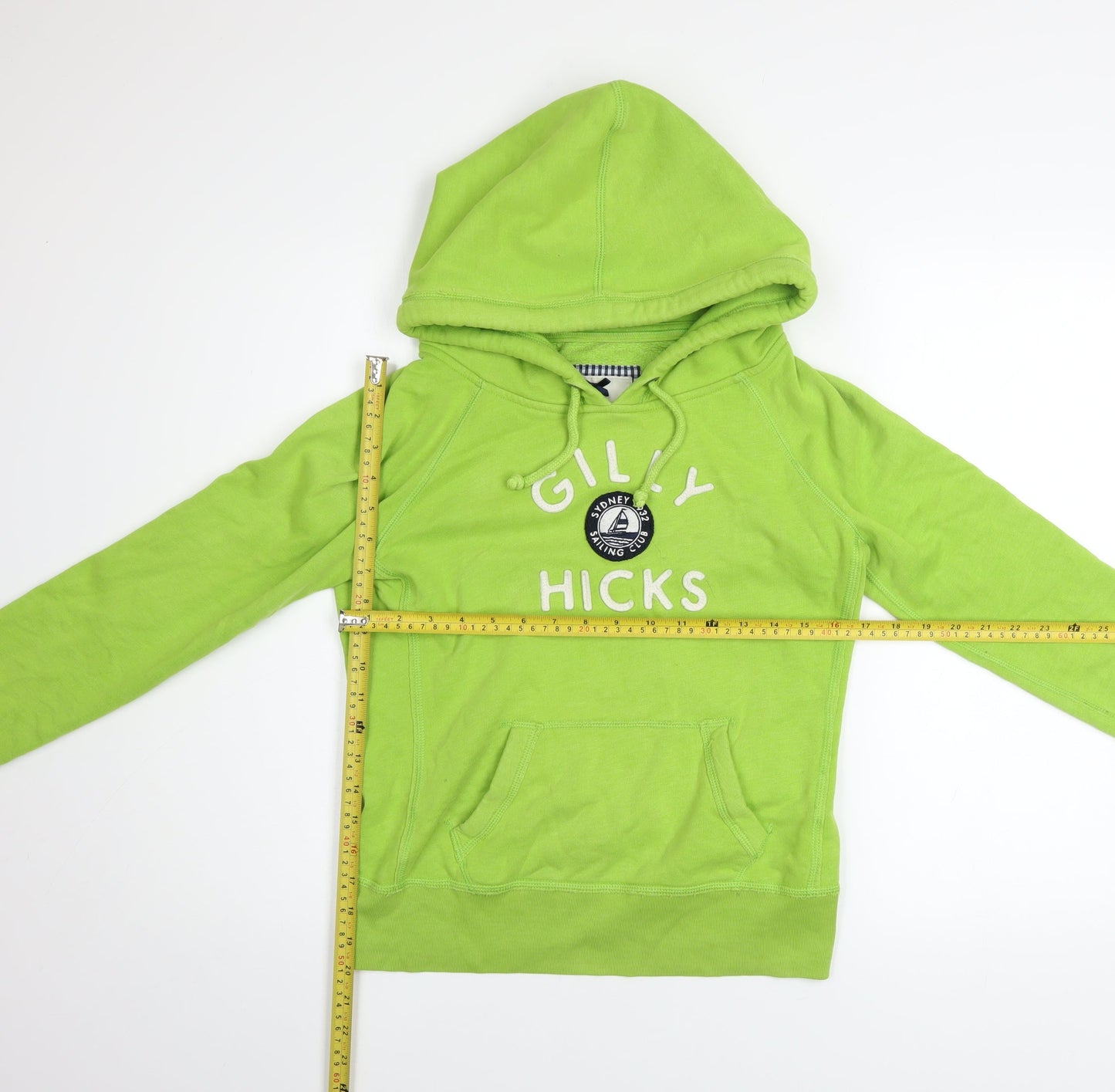 Gilly Hicks Women’s Green Pullover Hoodie Medium Cotton Blend