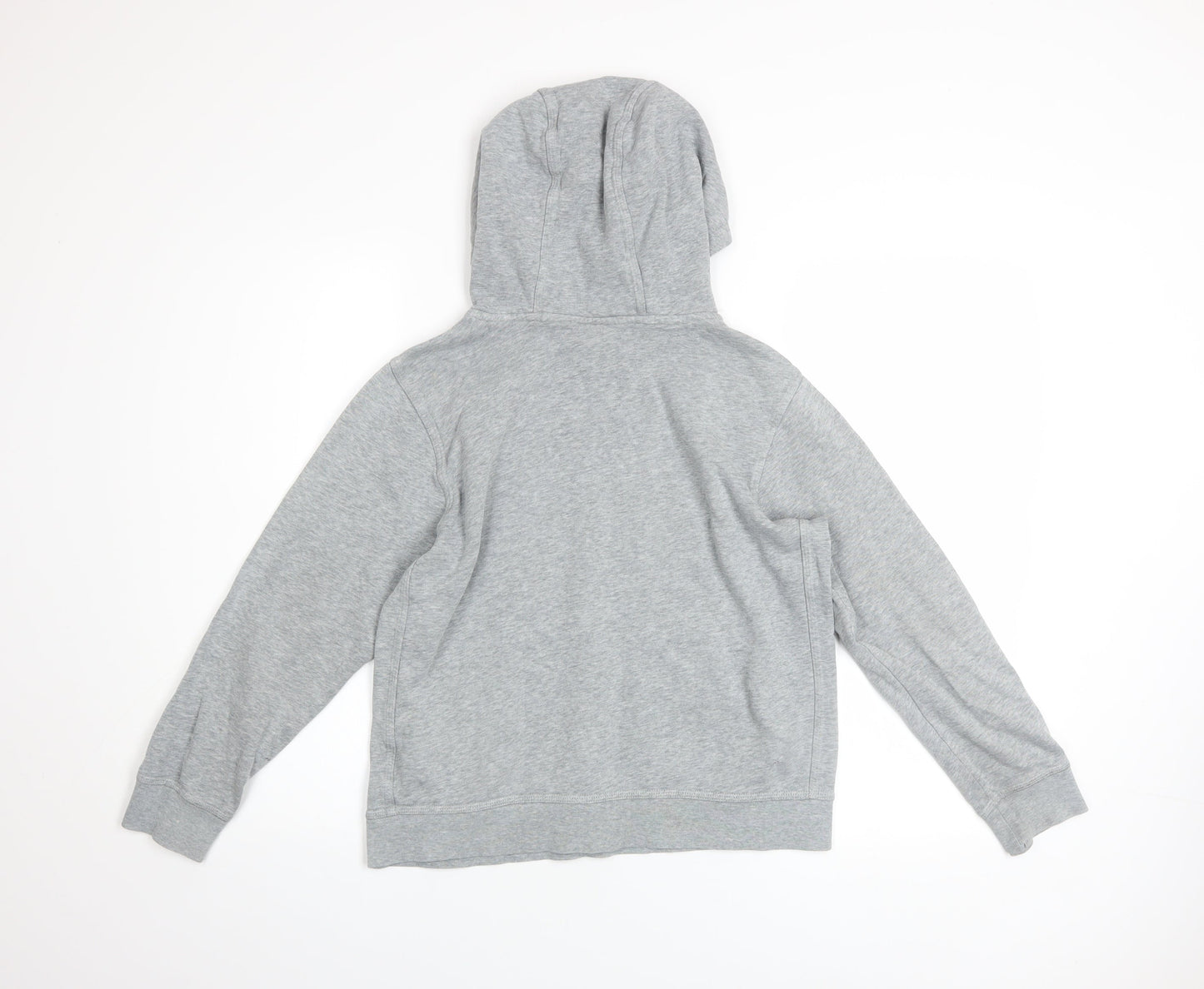 Nike Boys Grey Pullover Hoodie 12-13 Years Fleece Regular Fit