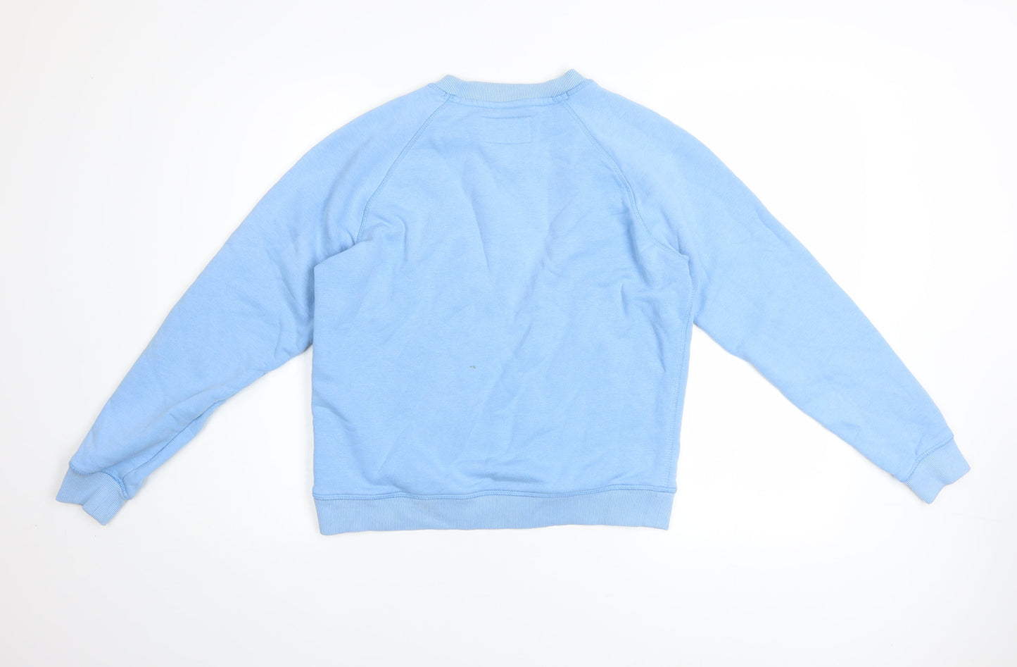 Jack Wills Women Blue Crew Neck Cotton Blend Sweatshirt UK 8