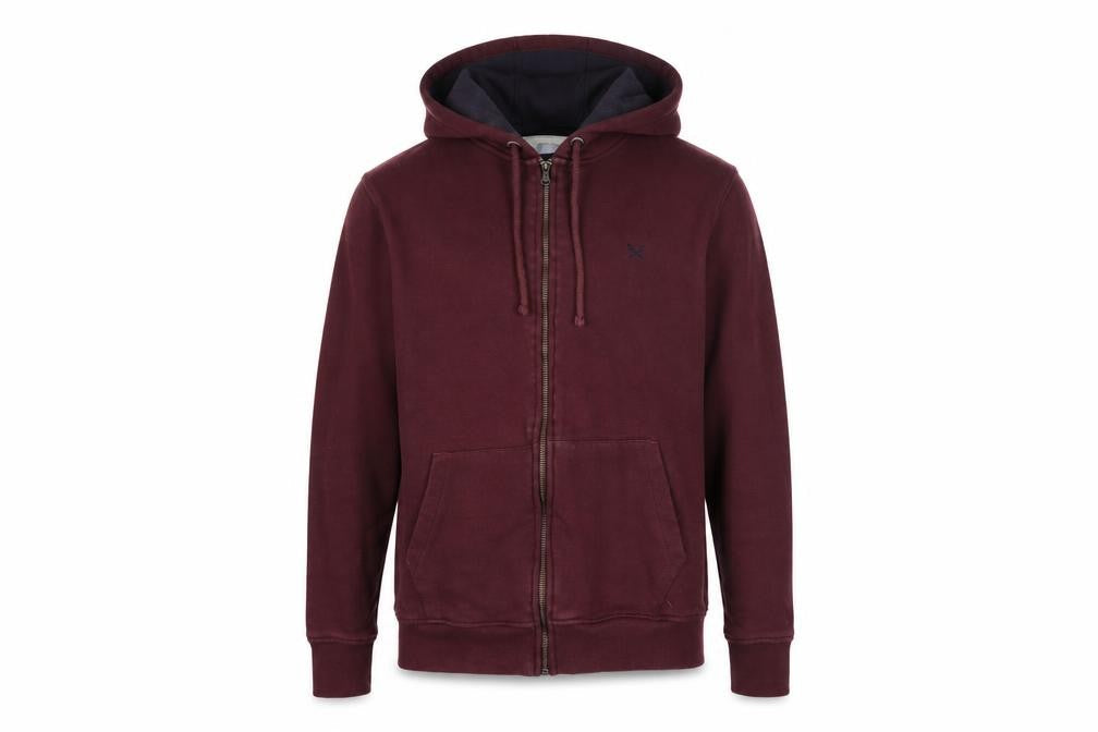 Crew Clothing Men’s Brown Full Zip Hoodie M
