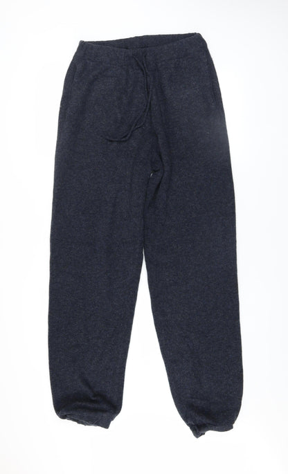 Pieces Womens Navy Blue XS Joggers Sweatpants Elastic Waist
