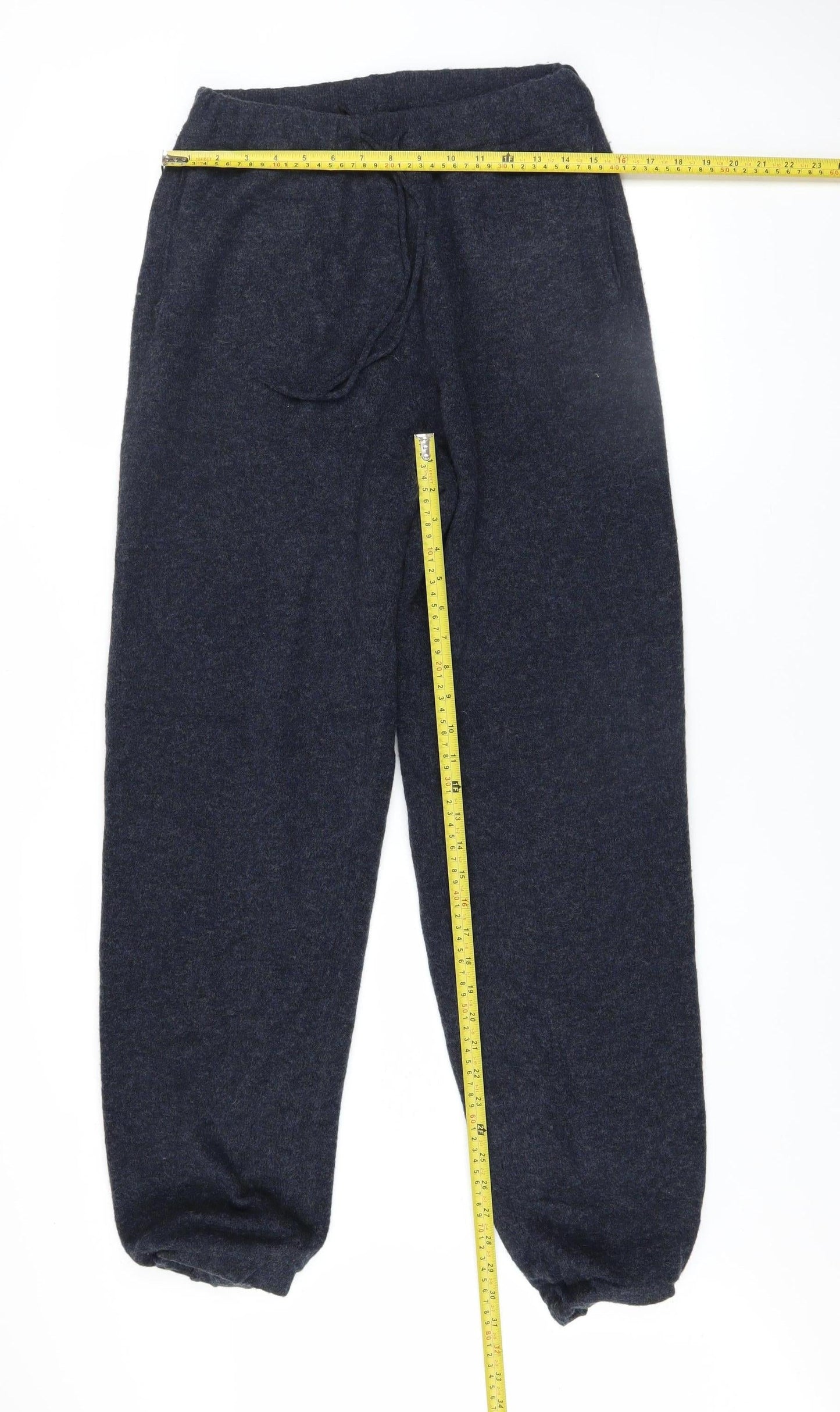 Pieces Womens Navy Blue XS Joggers Sweatpants Elastic Waist