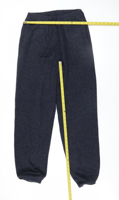 Pieces Womens Navy Blue XS Joggers Sweatpants Elastic Waist