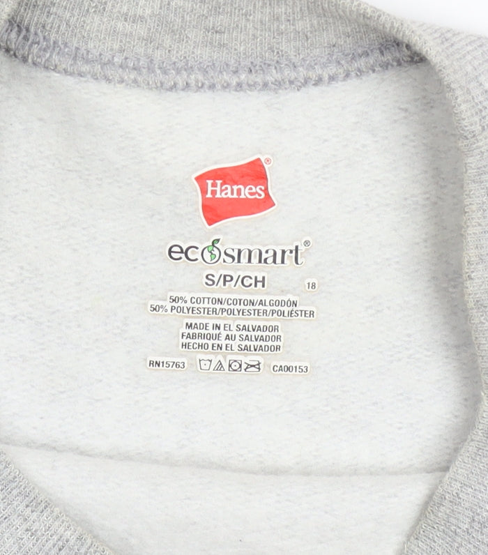 Hanes Men’s Grey California Bear Graphic Pullover Sweatshirt Size S