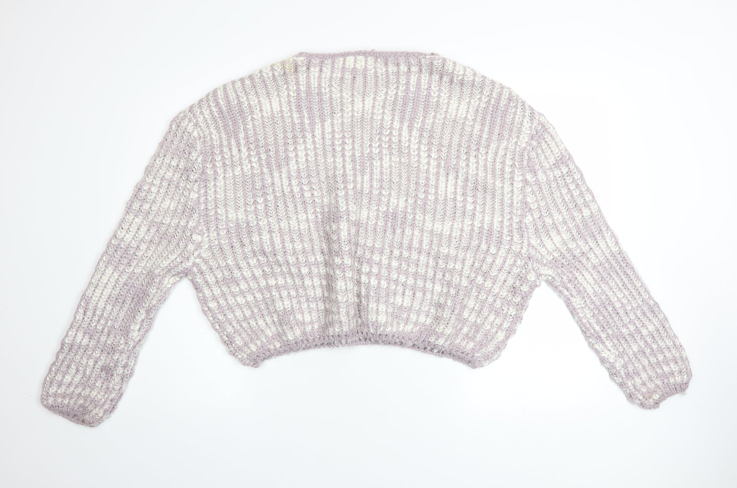 Cotton On Womens Multicoloured Chunky Knit Acrylic Pullover Jumper Size S