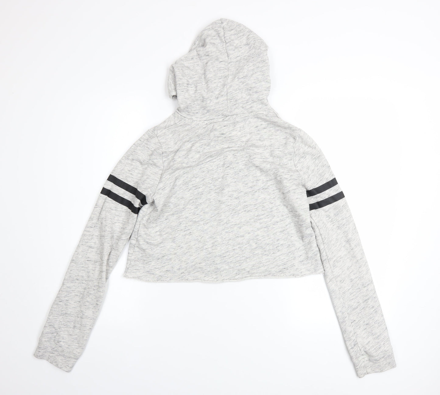Hollister Women’s Grey Pullover Hoodie Small Cotton Blend