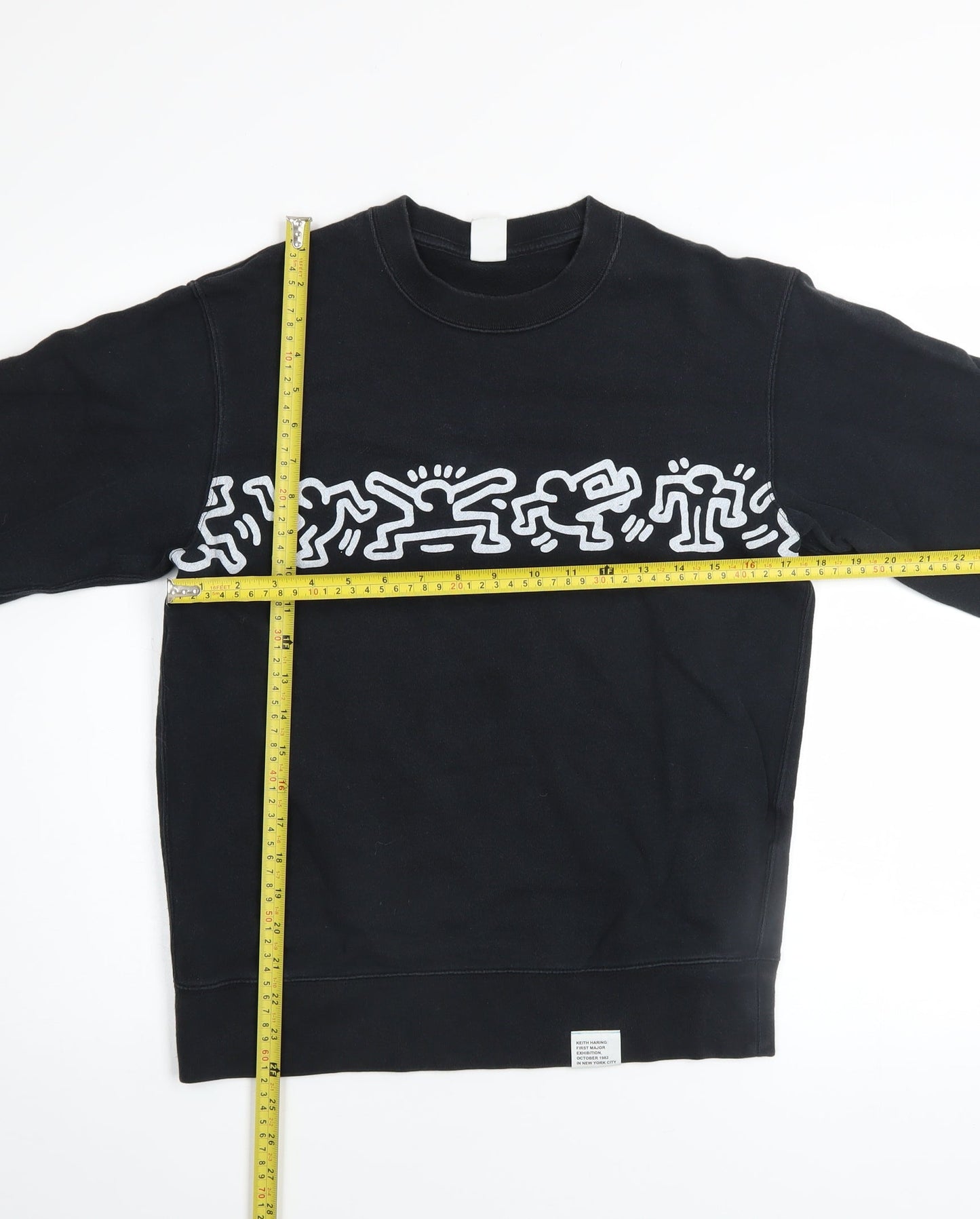 Uniqlo Men’s Black Keith Haring Graphic Pullover Sweatshirt Size S