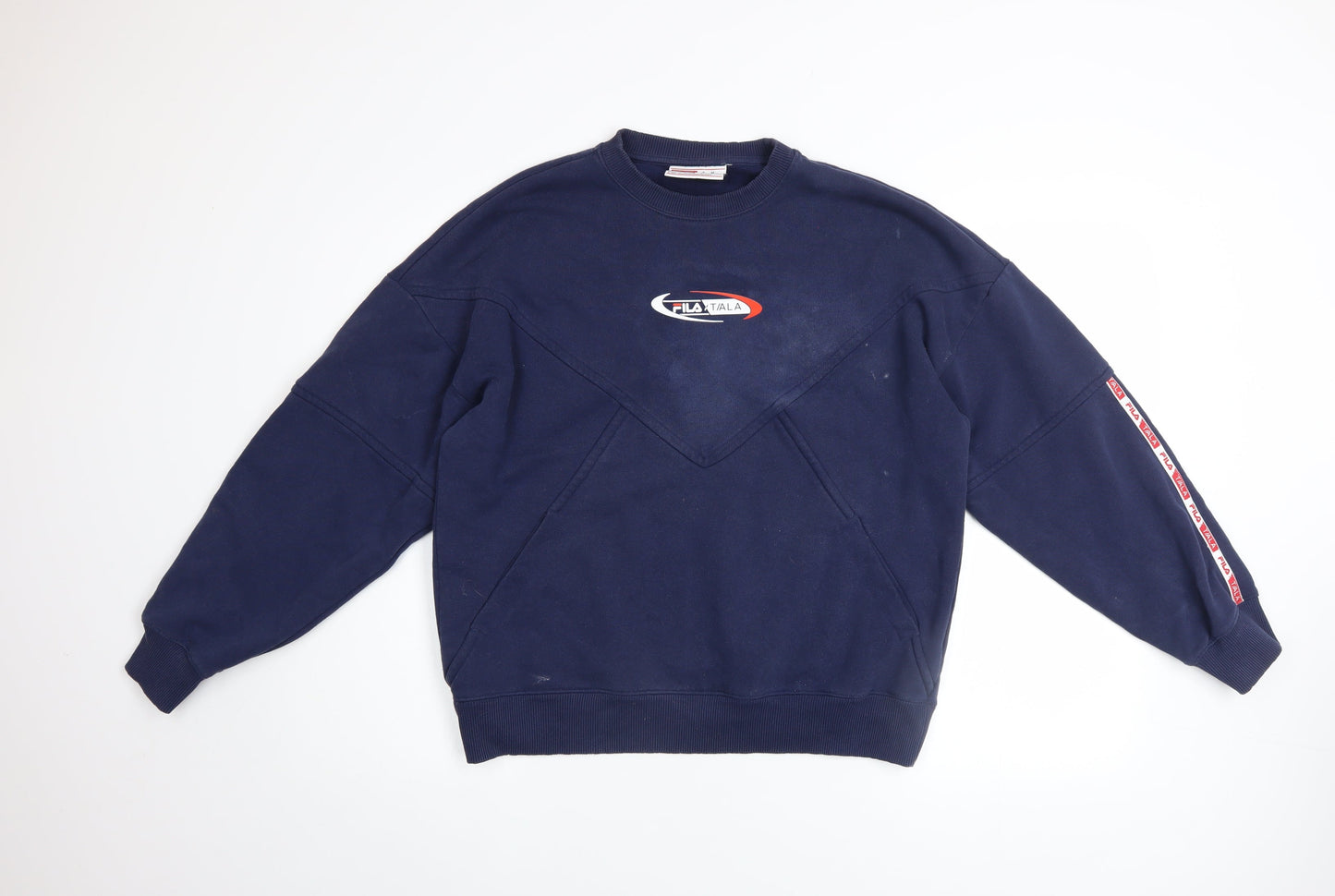 Fila Men's Blue XS Crew Neck Pullover Sweatshirt
