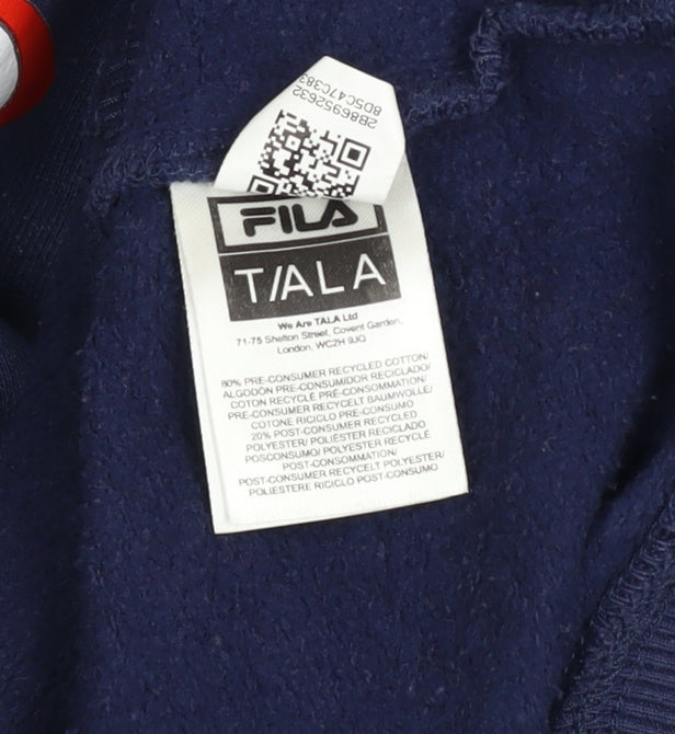 Fila Men's Blue XS Crew Neck Pullover Sweatshirt