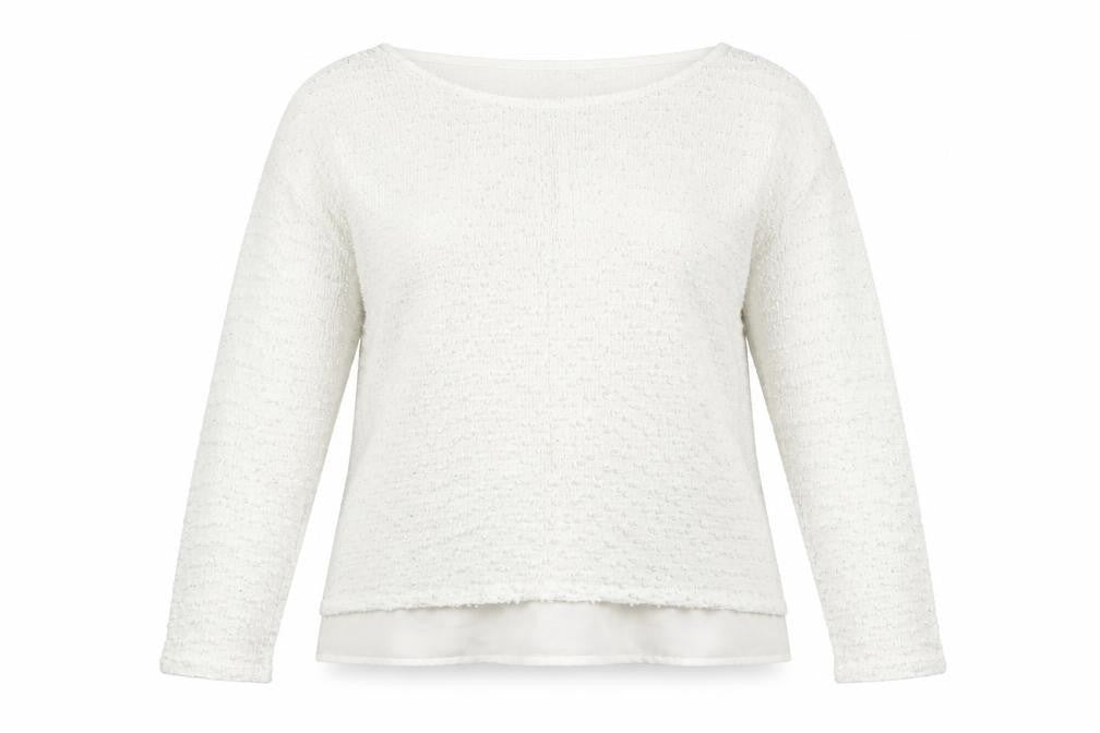 George Women’s Ivory Boat Neck Knit Pullover Jumper Size 16