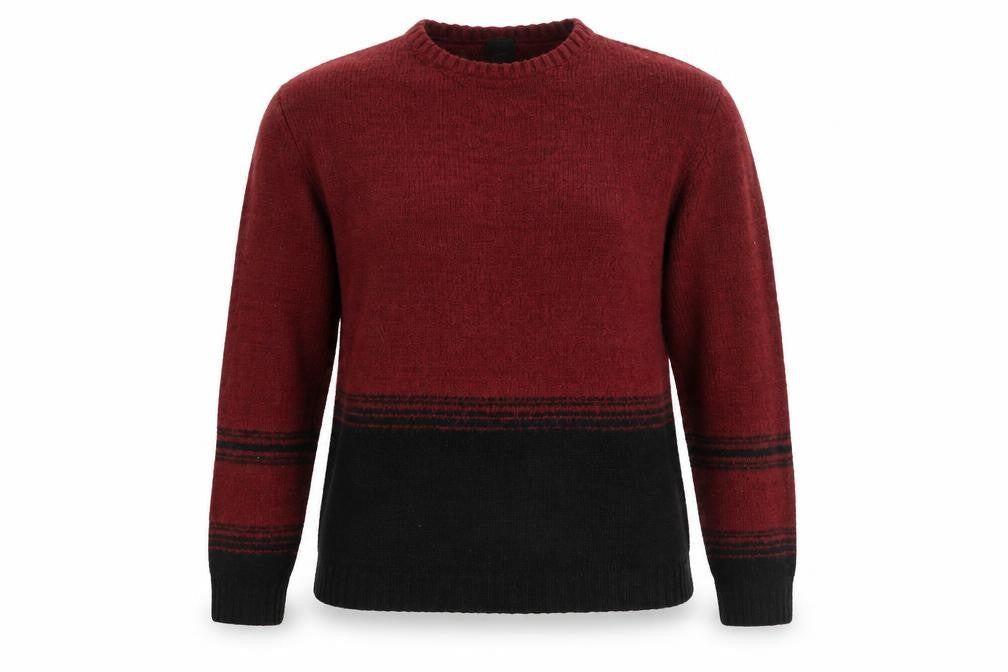 River Island Womens Red Black Striped Knit Jumper Size S