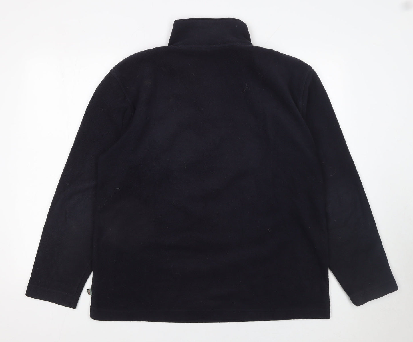 Hawkshead Active Mens Blue Fleece 1/4 Zip Pullover Sweatshirt L