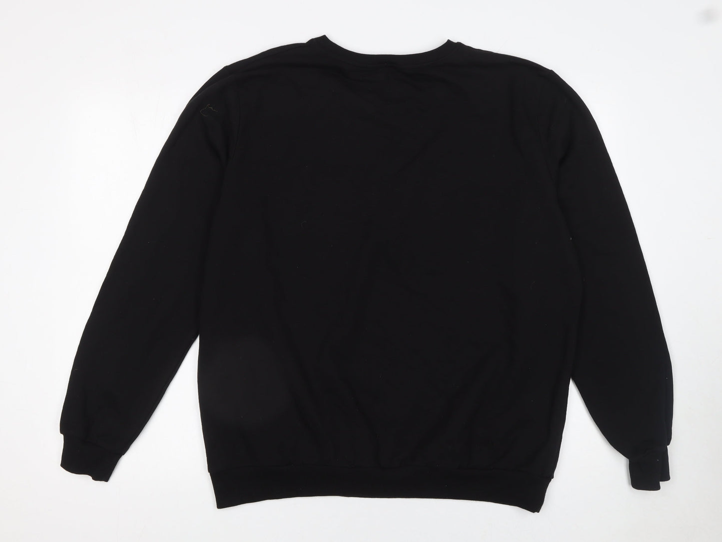 Dorothy Perkins Women Black Size 18 Christmas Sweatshirt Santa I Can Explain