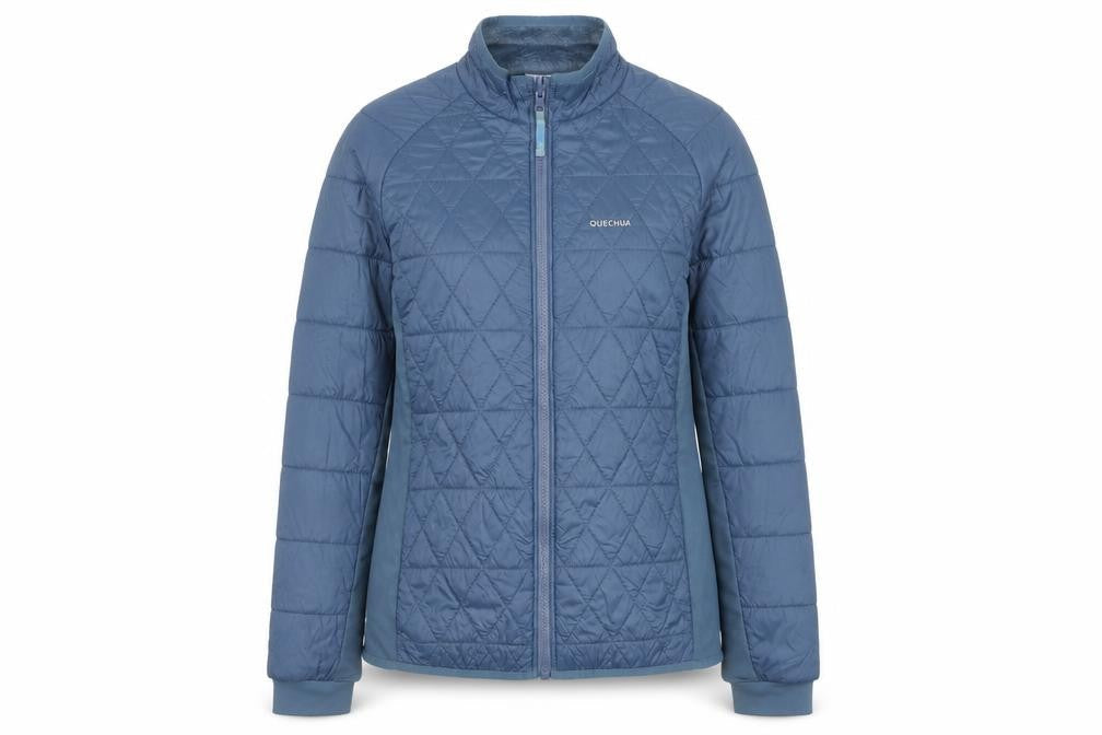 Quechua Girls Blue 12-13 Years Lightweight Quilted Activewear Jacket