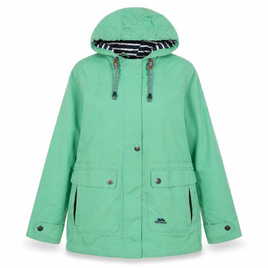 Trespass Women's Green Waterproof Hooded Parka Jacket Size 12
