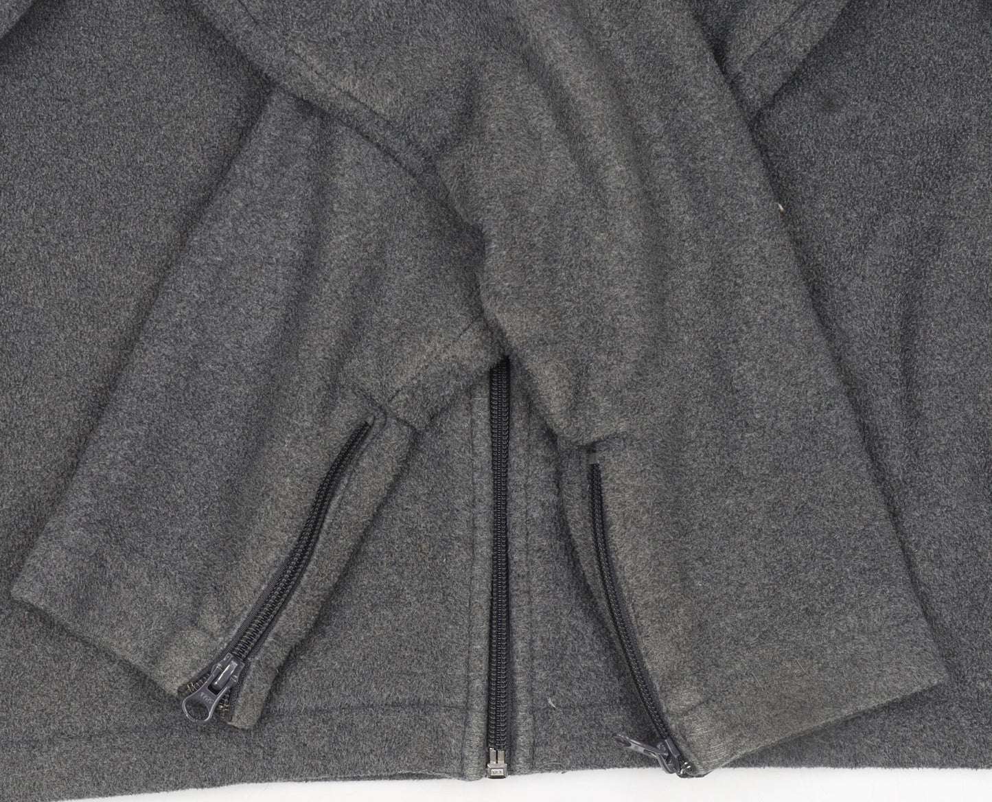 GAP Women’s Grey Full Zip Hooded Sweatshirt M Wool Blend Warm Jacket