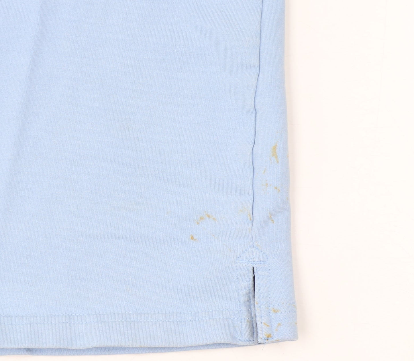 Equestrian Women's Light Blue Henley Hoodie Sweatshirt Size 8-10