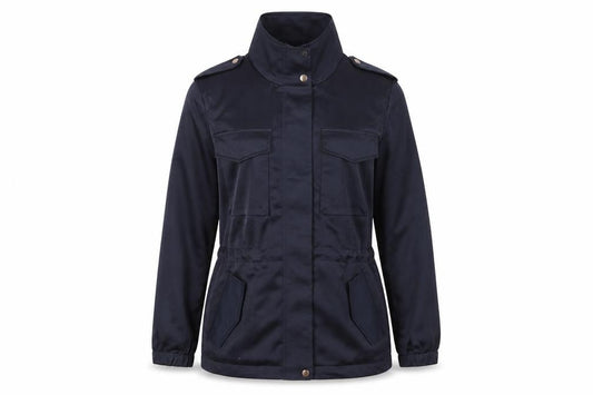 Next Women’s Blue Military Style Mid-Length Jacket Size 10