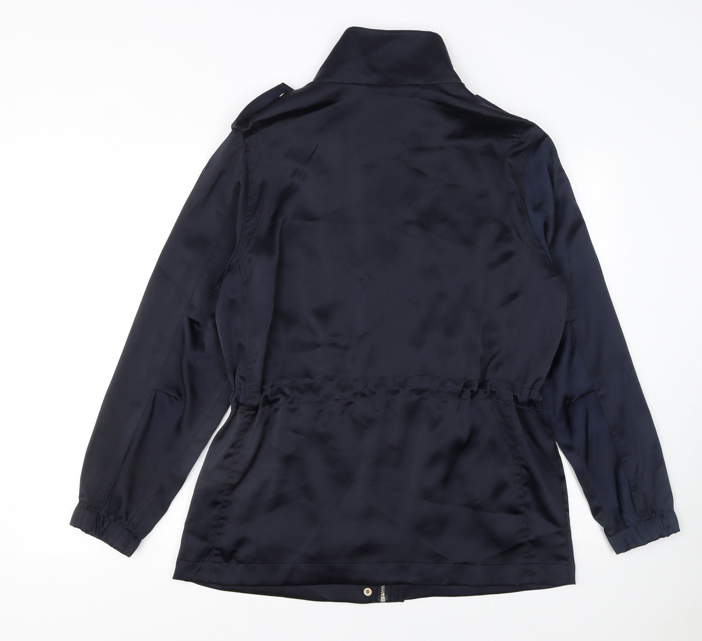 Next Women’s Blue Military Style Mid-Length Jacket Size 10