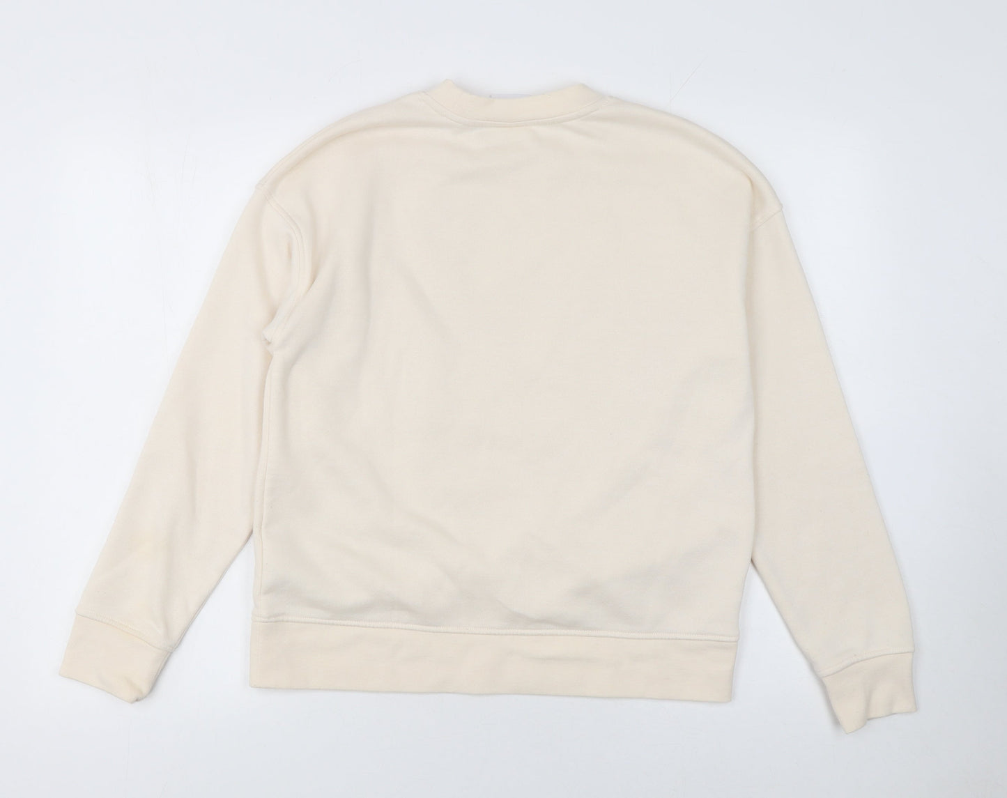 Disney Women's Beige Mickey Mouse Pullover Sweatshirt XS