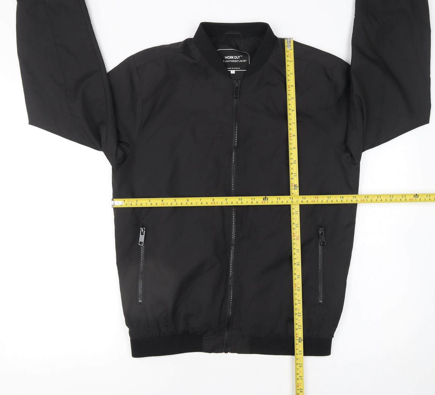 Cedar Wood State Men's Black S Lightweight Activewear Jacket