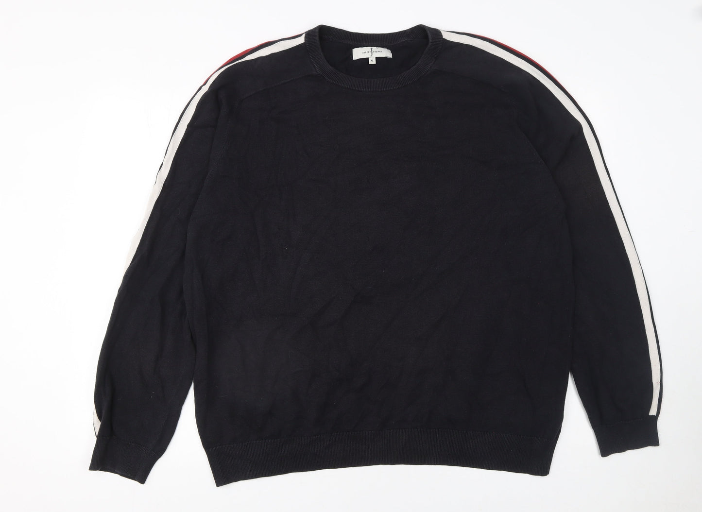 Jasper Conran Men’s Black XL Cotton Crew Neck Jumper