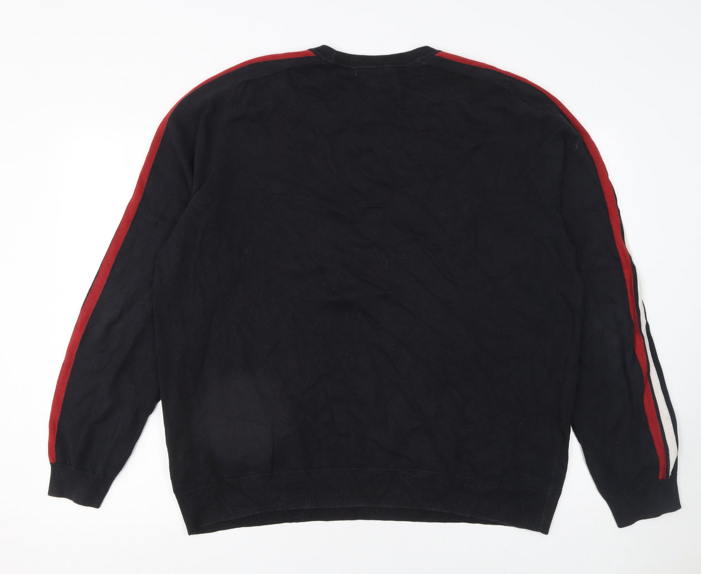 Jasper Conran Men’s Black XL Cotton Crew Neck Jumper