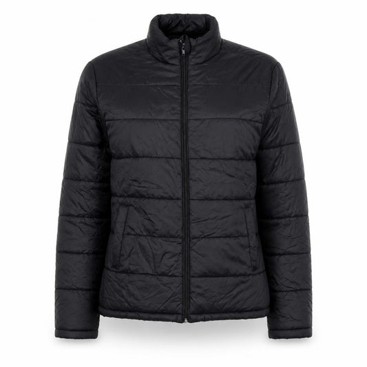Zudio Women's Black M Puffer Jacket Lightweight Nylon Outerwear