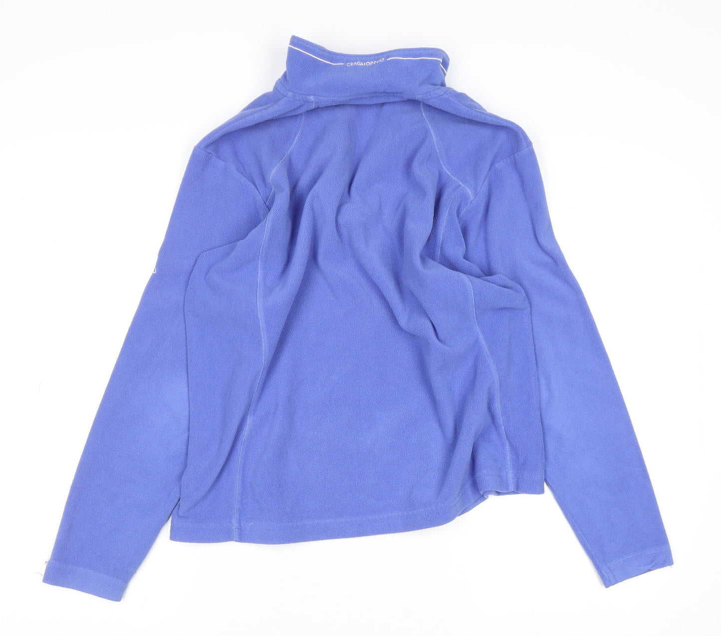 Craghoppers Women’s Blue Fleece 1/4 Zip Pullover Sweatshirt UK 12