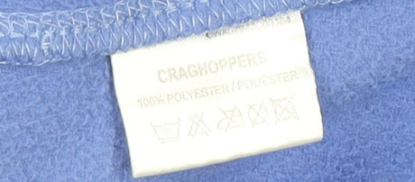 Craghoppers Women’s Blue Fleece 1/4 Zip Pullover Sweatshirt UK 12