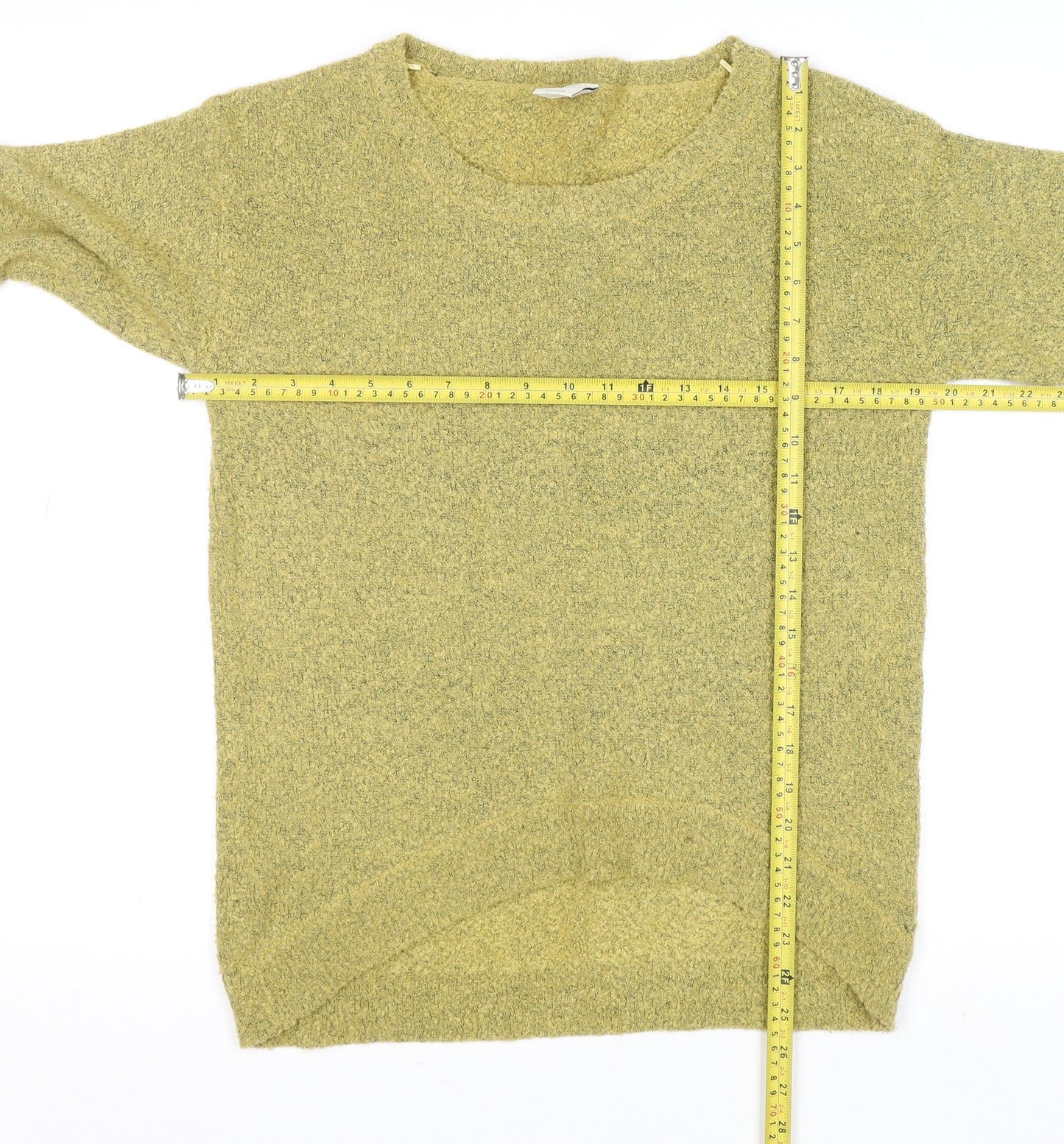 Vero Moda Women’s Green Crew Neck Long Sleeve Knit Jumper Size M