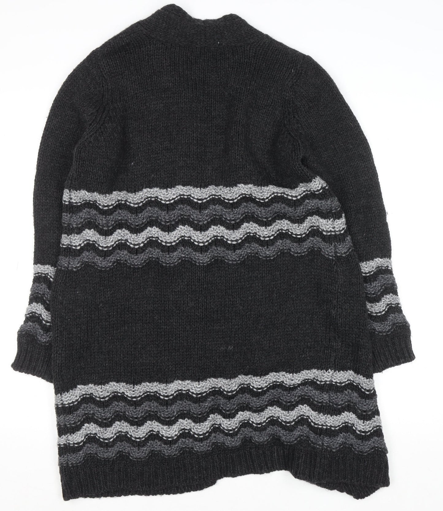 Marks and Spencer Women's Charcoal Grey Knit Cardigan M