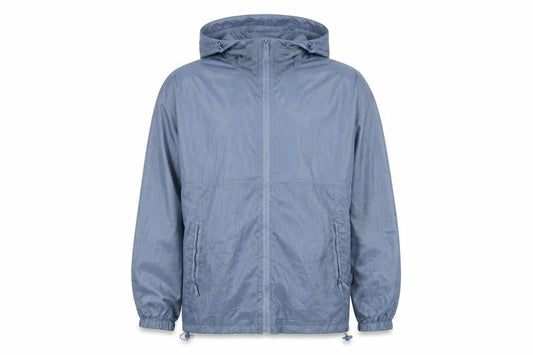 Mountainpack Men's Blue M Hooded Lightweight Windbreaker Jacket