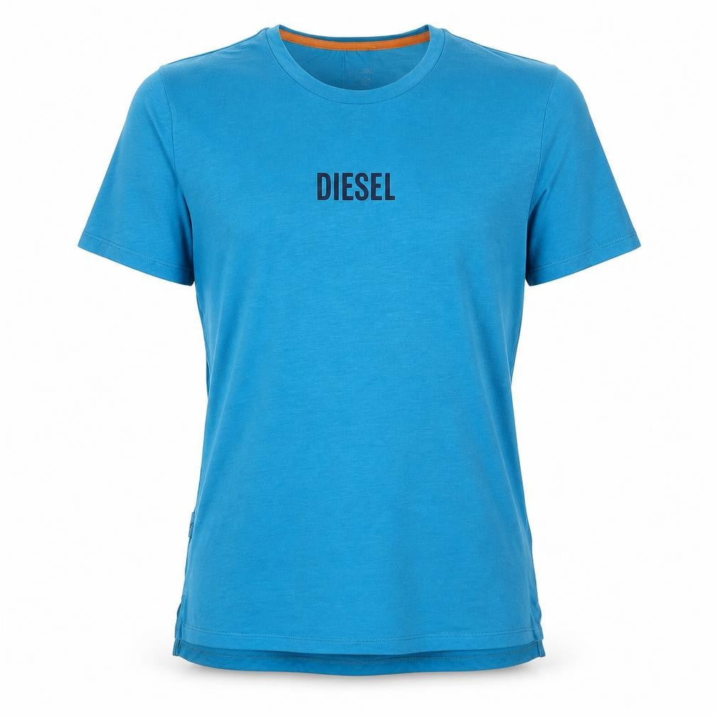 Diesel Men's Blue Studio Icon Slim Fit Logo T-Shirt M