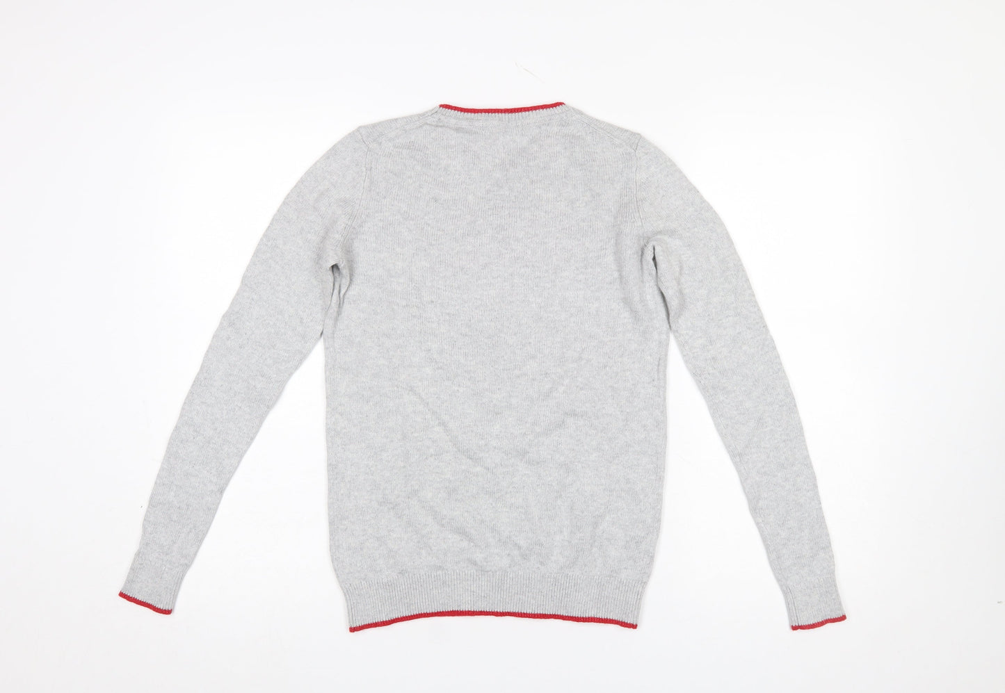 Boden Women’s Grey Christmas Pullover Jumper Size S
