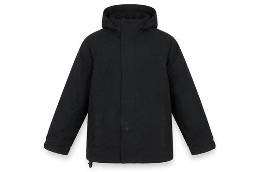 Trespass Boys Black Waterproof Hooded Parka Jacket 11-12 Years
